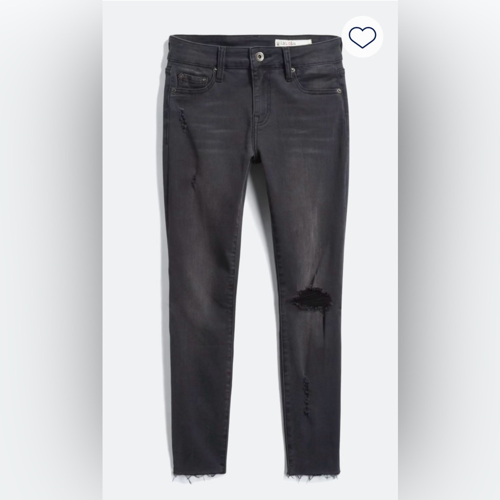 Pistola Charcoal Distressed Jeans‎
